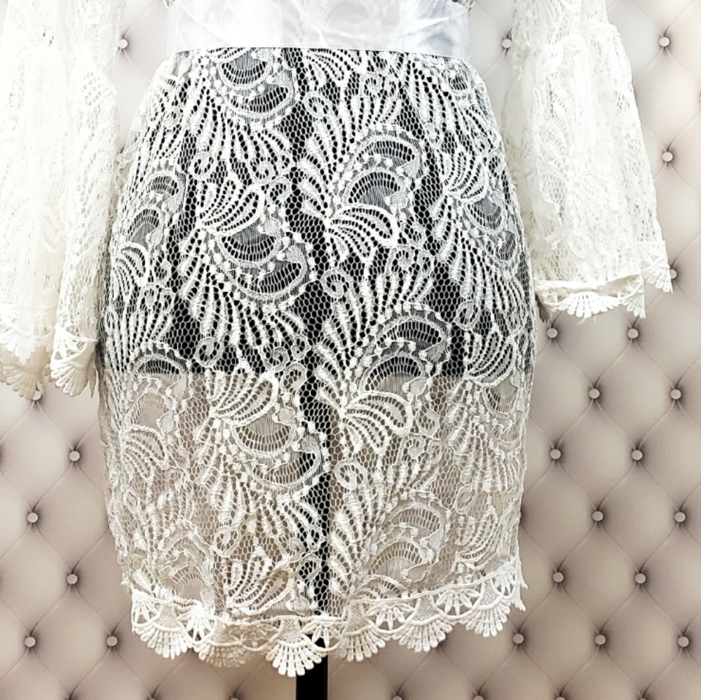 Sexy Lace Beach Coverup - Picture 8 of 8